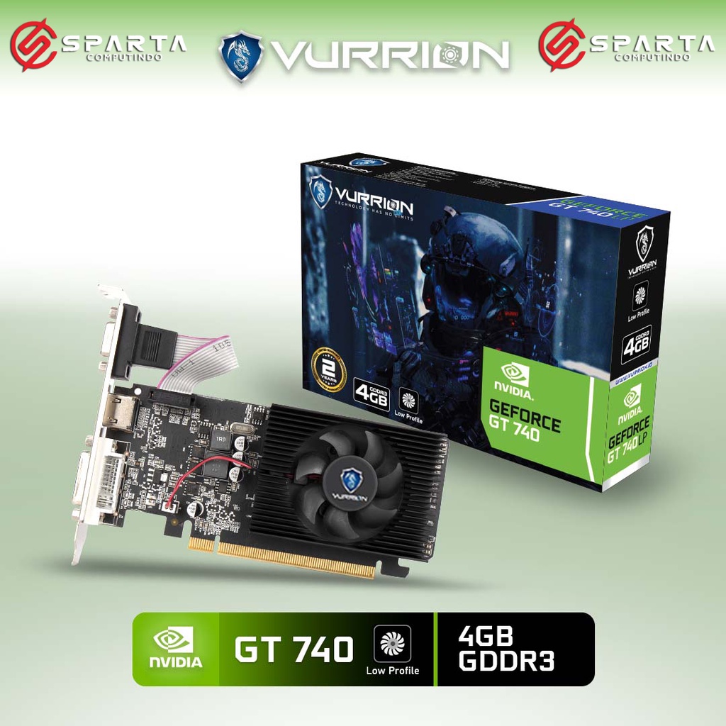 VGA Nvidia Geforce GT 740 4GB GDDR3 Vurrion New Garansi Resmi