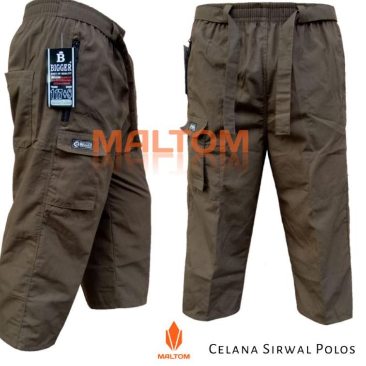 ➦ Celana Pansi Muslim/Celana Cingkrang Kantong Rempel Pria/Celana Sholat ➲