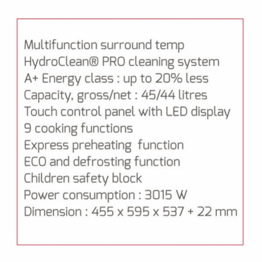 Oven Built-in Compact Teka HLC 840 Free Ongkir Area Jabodetabek