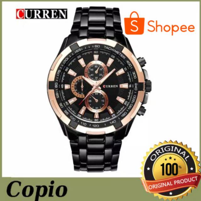 Jam Tangan Curren Pria 8023 Mewah Original Baru Laris Murah