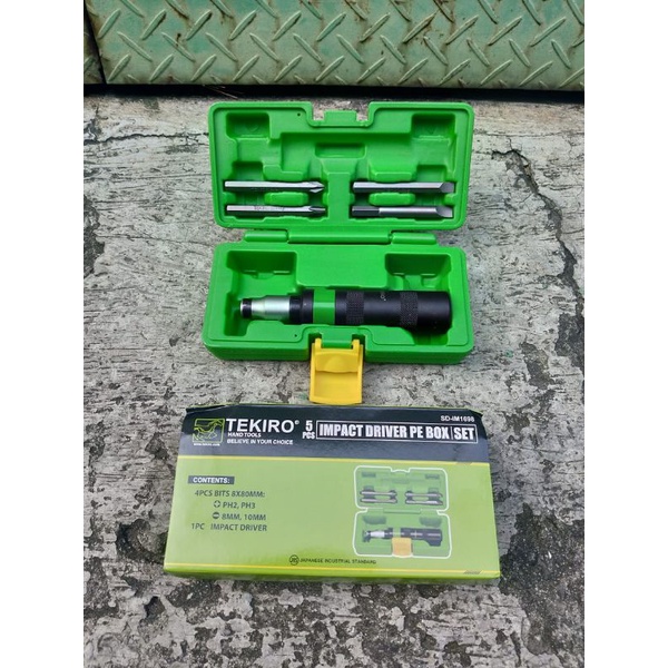 obeng ketok isi 5pcs - ketok obeng tekiro japan asli