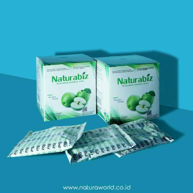 

NATURABIZ - MINUMAN SERBUK RASA APEL BY NATURA WORLD ORI 100%