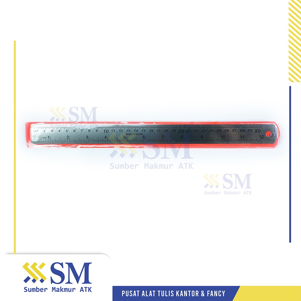 

PENGGARIS BESI STAINLESS STEEL 30 cm