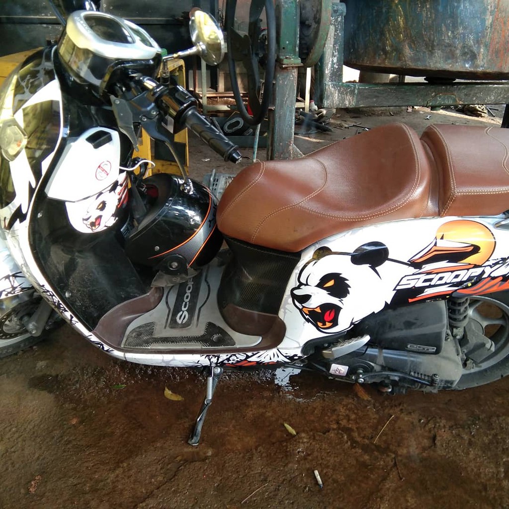COD stiker Scoopy decal scoopy panda decal Scoopy beruang stiker panda jepang Scoopy fi