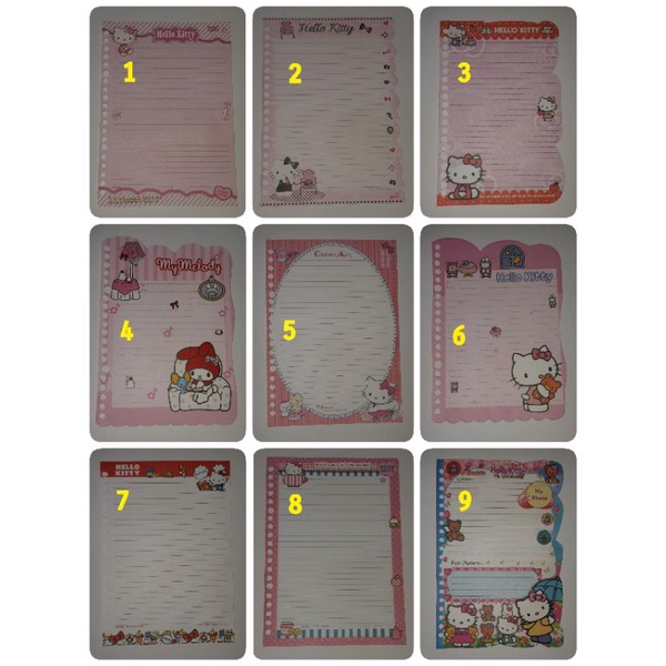 

Isi kertas binder karakter A5