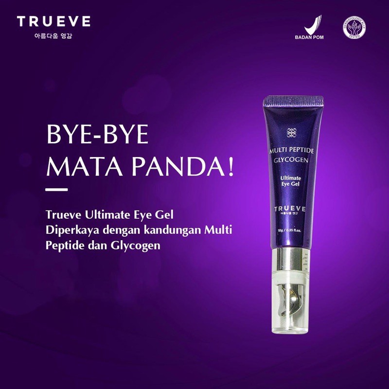 [ FREE GIFT ] TRUEVE MULTI PEPTIDE GLYCOGEN ULTIMATE EYE GEL