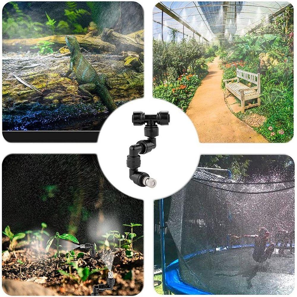 Agustinina Misting Nozzle Landscaping Terrarium Pendingin Untuk Reptil Greenhouse Aquarium Mist Irigasi Konektor Cepat