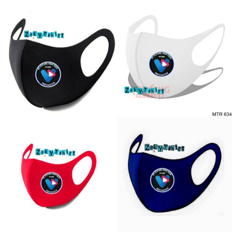 Masker Scuba Grade A Logo Vtube Indonesia