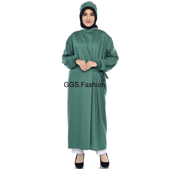 TFA APD Gown - APD Medis - Baju APD Medis - Gown Medis - Jubah Kain  Surgical Gown Toyobo Hijau Daun
