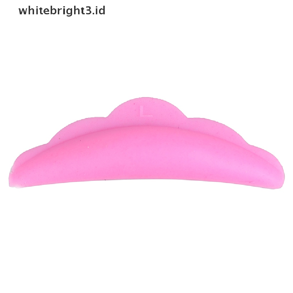 (whitebright3.id) 5 Pasang Pad Silikon Pelindung Pengangkat Bulu Mata Ukuran XS S M L XL