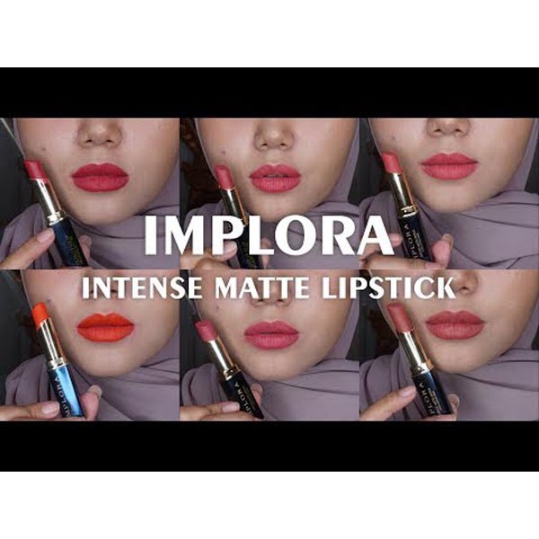 IMPLORA Intense Matte Lipstick / Implora intensif lipstik / Implora Lipstick Matte Intense