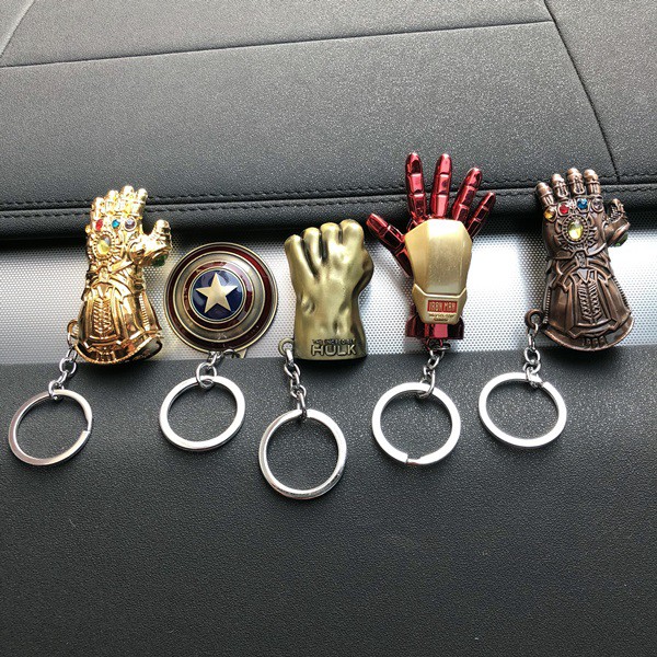 Gantungan Kunci Limited Edition Key Chain AVANGERS CAPTAIN AMERICA THANOS HULK IRONMAN