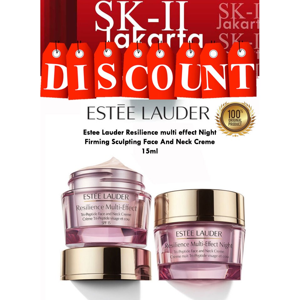 Estee Lauder Resilience multi effect Night Firming Sculpting Face And Neck Creme 15ml