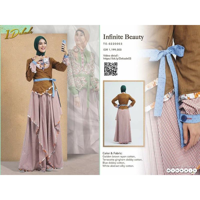 TUNEECA TE-0220003 1 DEKADE DISKON SALE PROMO GAMIS LONGDRESS