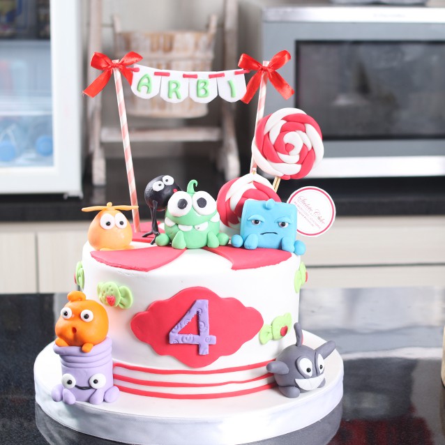 

Kue Ulang Tahun / Bday Cake model Cut the Rope / MOHON BACA KETERANGAN
