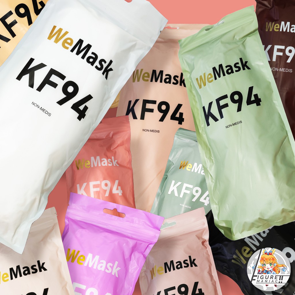 Figure Maniac - Masker KF94 WeMaze Wemask Warna 1 pack isi 10 Pcs Original