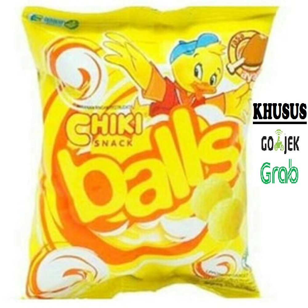 (GOJEK-GRAB)Chiki Snack Ball Chicken 10g  (1pak=10bks) 089686590135
