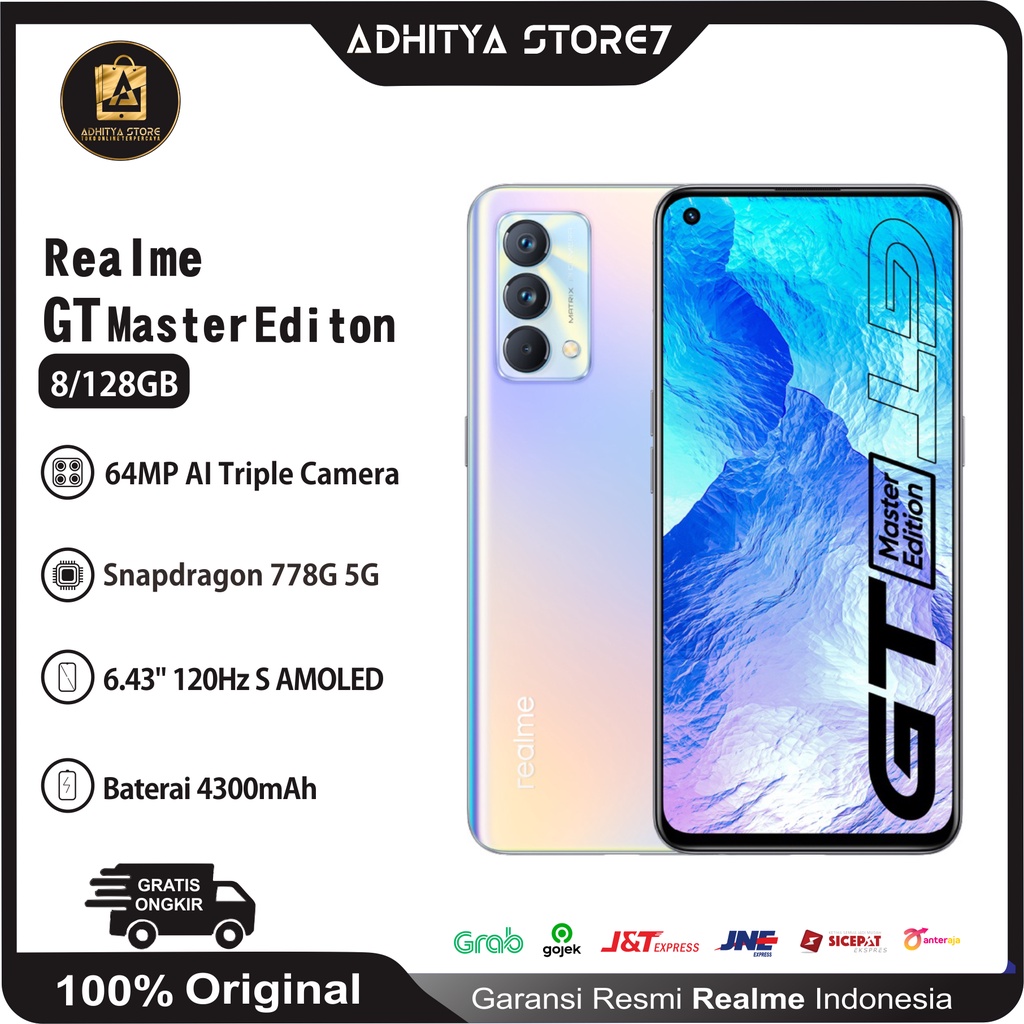 realme gt master edition 5g 8 128gb garansi resmi