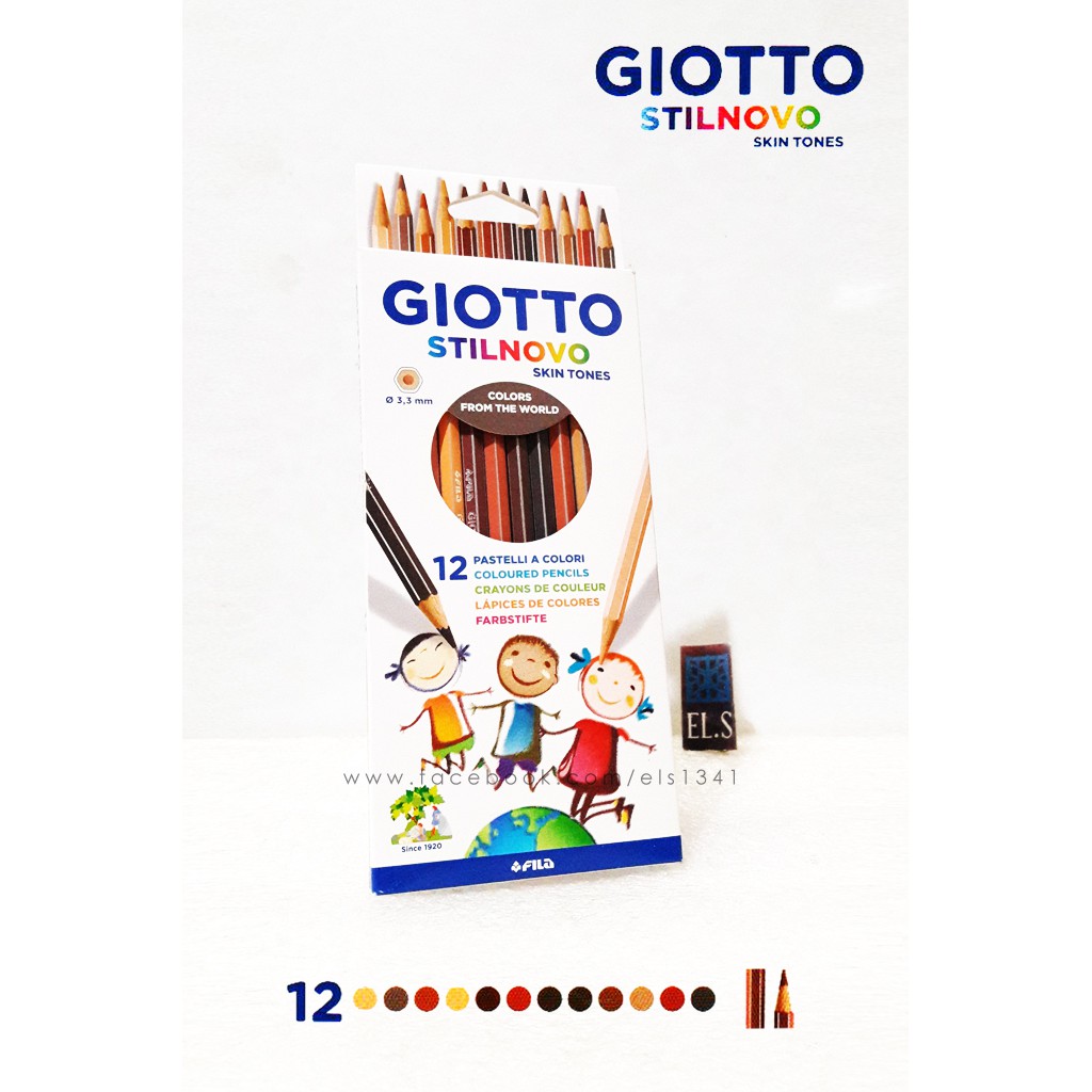 

Giotto Stilnovo Skin Tones 12 Warna