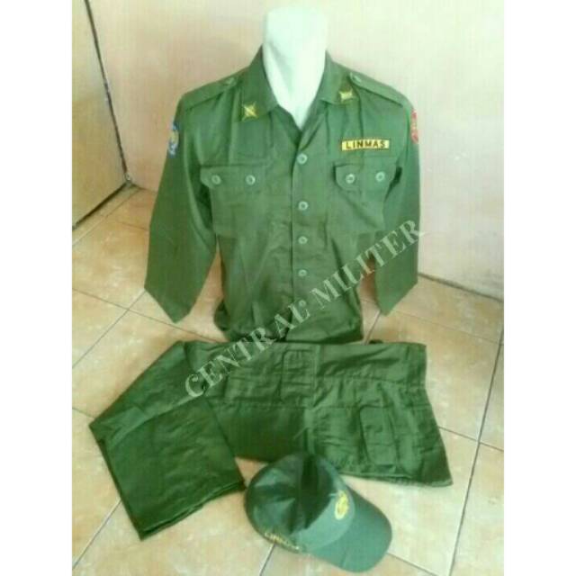 Seragam Linmas/ Baju Hansip/ Seragam PDL