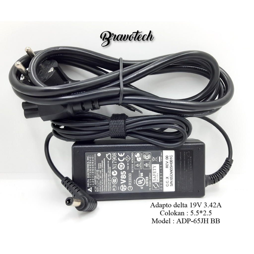 Charger Adaptor Laptop Delta Advan G4D-43125 19V 3.42A 5.5*2.5mm