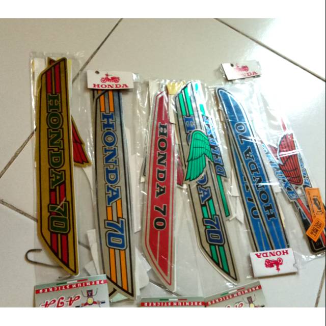 

Stiker Name Tag Honda C70 cethul