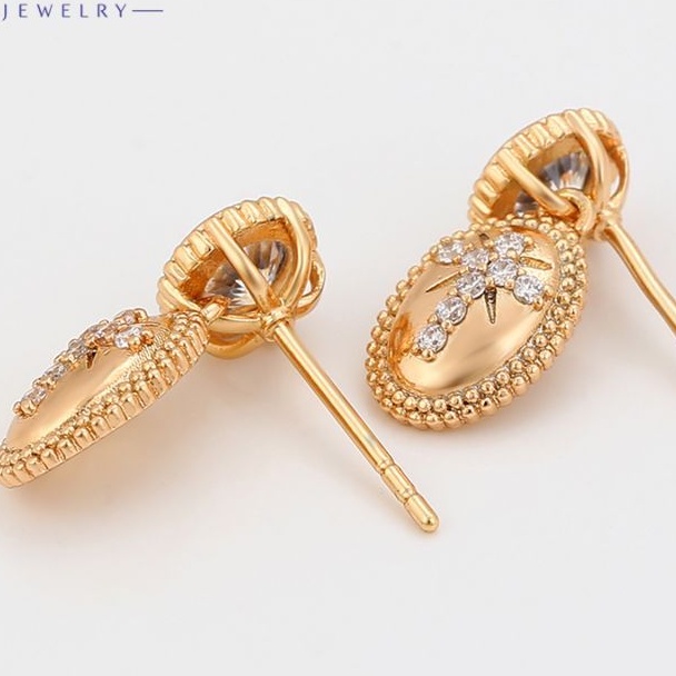 anting xuping lapis emas 18k