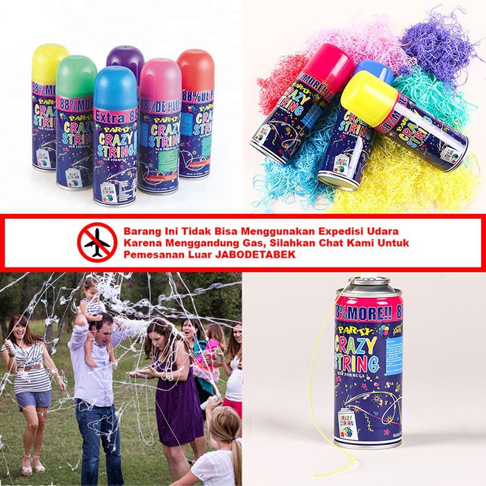 birthday party spray popper fun Snow rain semprotan snow