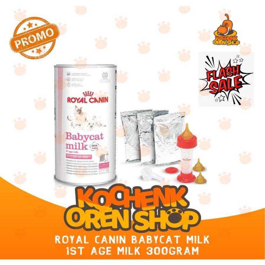 SUSU KUCING ROYAL CANIN BABYCAT MILK 300GRAM BABY CAT KITTEN