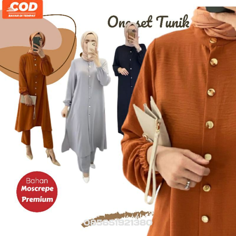 One Set Tunik  Daily Busui  Tunik Busui Tunik Daily Busui Wanita Long