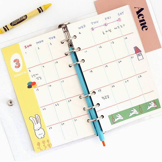 

[A6－6 Ring] | CUSTOM PEMBATAS BINDER DIVIDER ISI KERTAS FILE PRINT STATIONERY MEMO GOUACHE