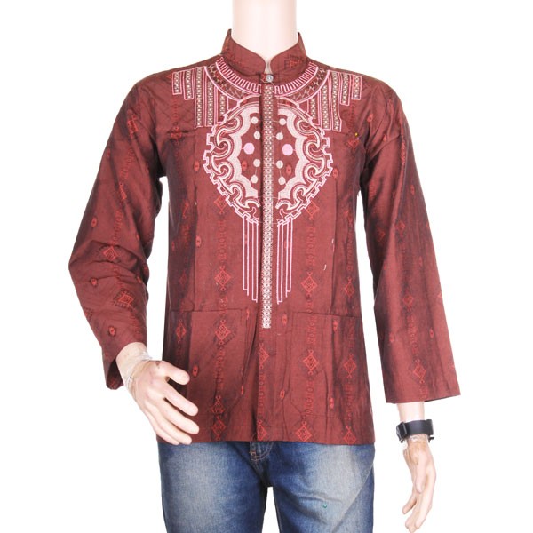 Baju Koko Bordir Al-Mahdi - Jaguar - Motif 2 Acalate