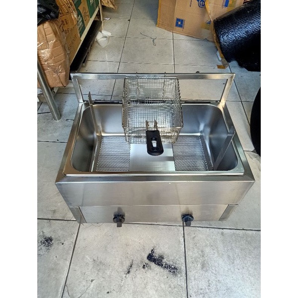 kompor gas deep friyer 12liter  multi long pottato