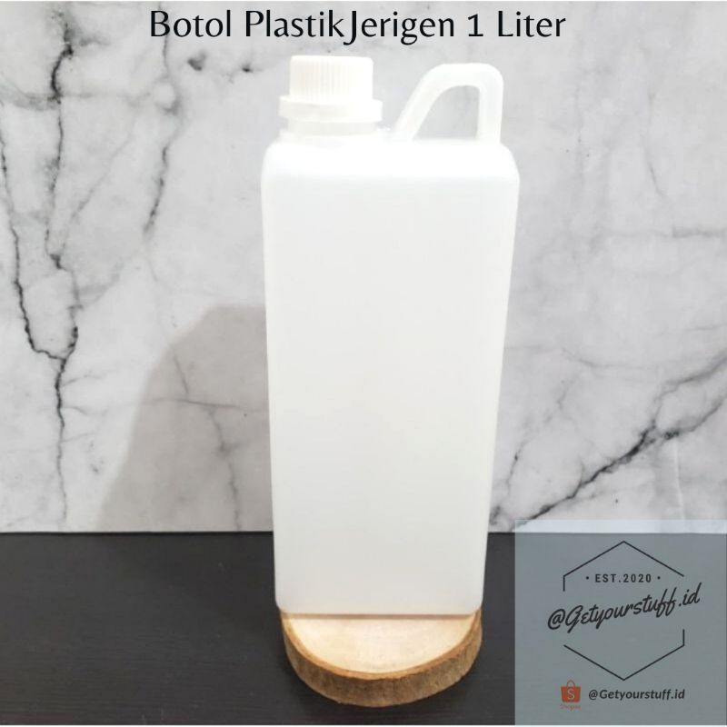 Botol Plastik Jeringen 1 Liter Segel Gula Cair, Madu, Essence