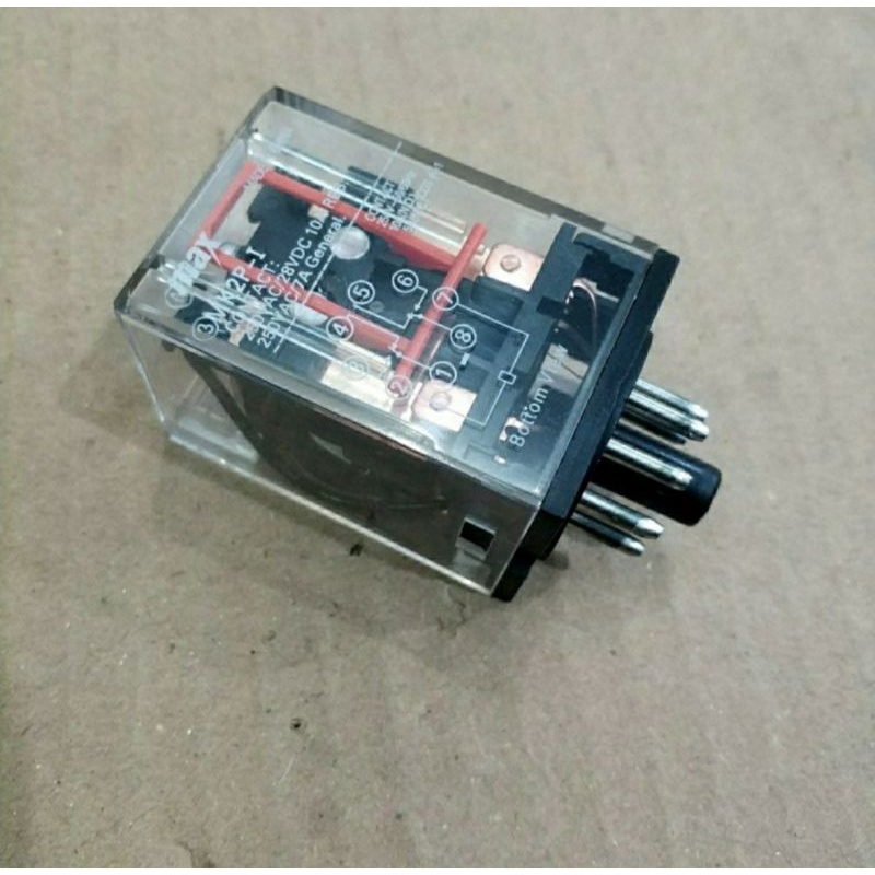 Relay MK2P-I Tegangan 220 volt 8 pin / Relay 8 pin 220 V / Relay MK2P-I