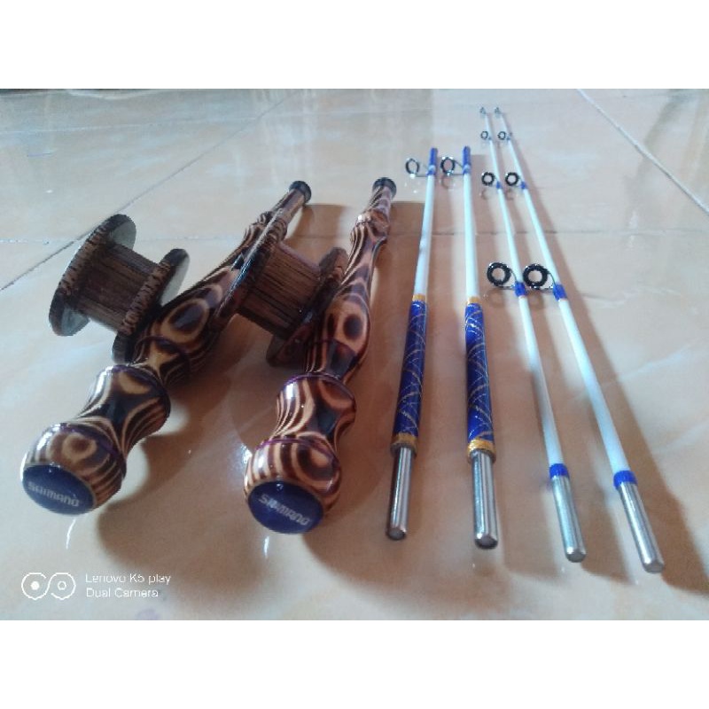 pancing udang model yoyo gagang jati belanda salai