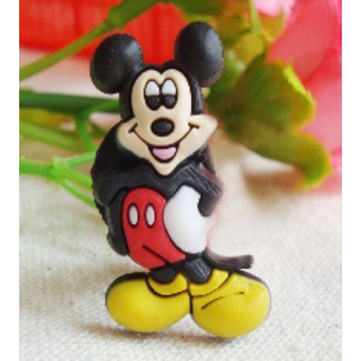 jibbitz Crocs Edition Mickey Mouse And Family Pin Sandal Lucu Fashion Slipper
