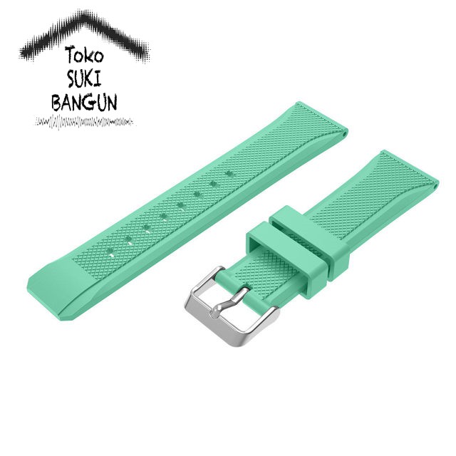 TALI JAM 22mm Rubber DOTTED Pattern Colorful Watch Band Strap