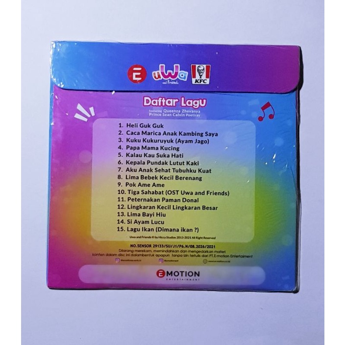 CD Lagu Anak Indonesia Terbaik - UWA And Friends