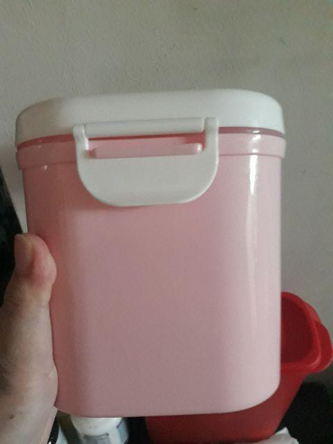 Toples Tempat Penyimpanan Susu Bubuk Traveling Portable Large 800 Ml