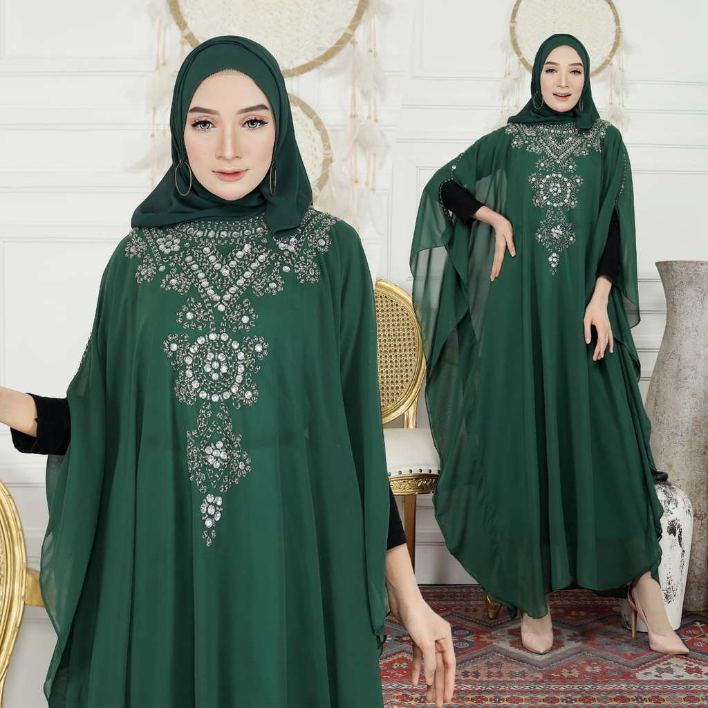 HOPYLOVY - KAFTAN WANITA HIJAB MODEL TERBARU JIHAN