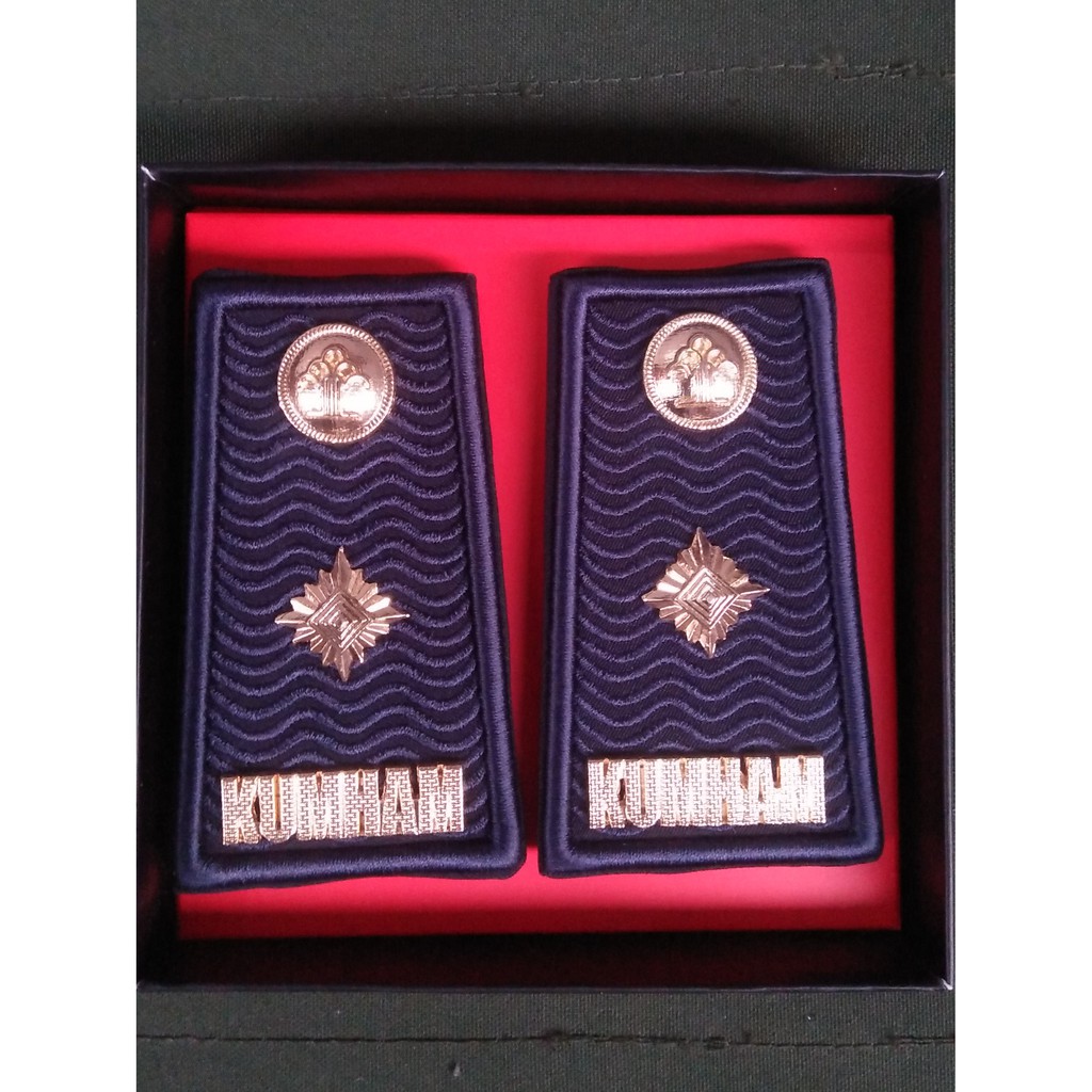 Tanda Pangkat Kumham Gol 3D