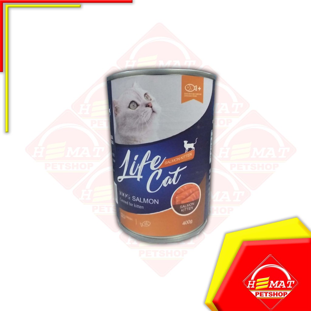 Makanan Kucing Wet Food Life Cat Kitten &amp; Adult 400 Gram - Basah 400Gr