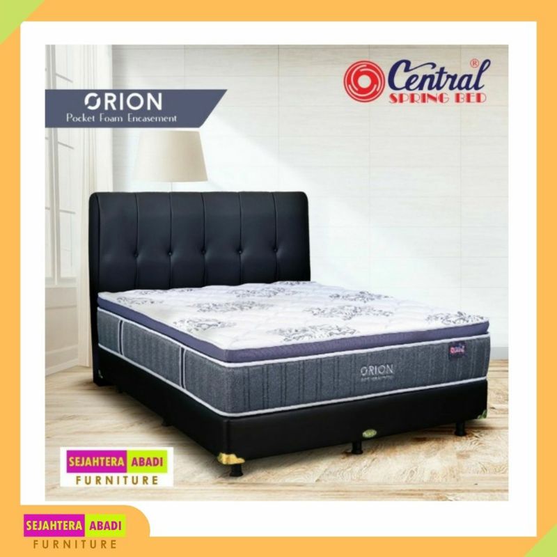 Springbed Central - Kasur Pocket Pillow Top Foam Encasement Type ORION