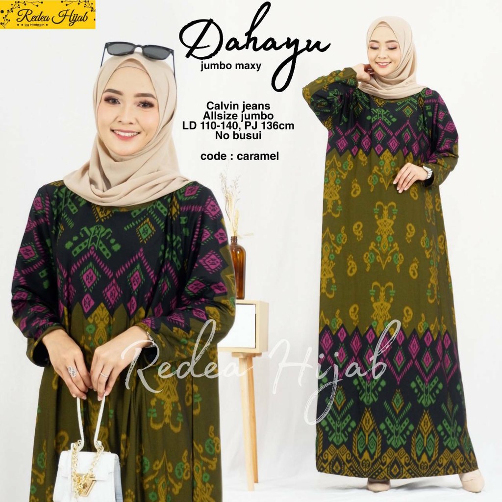 [COD] DAHAYU maxy jumbo // maxy dress // maxy batik // pakaian muslim wanita // maxy dres // gamis kekinian