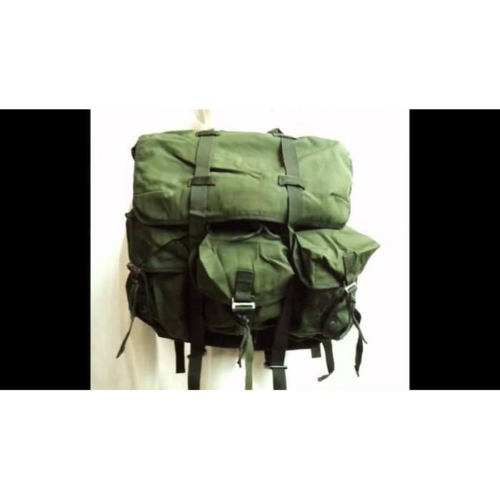 TAS RANSEL JUMBO UKURAN BESAR / TAS GUNUNG CARRIER / TAS PUNGGUNG TNI JATAH