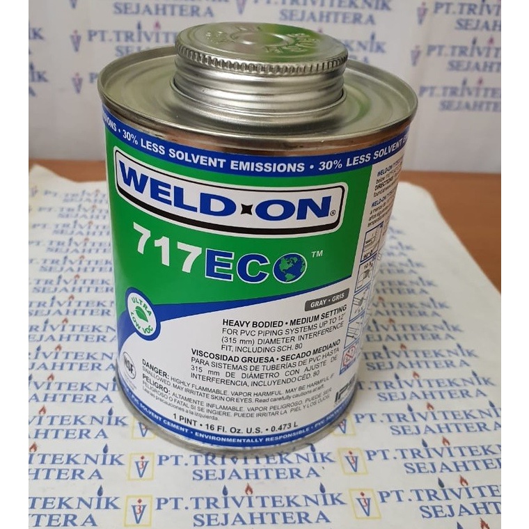 Jual Lem pvc plastik weld on 717 946mL Shopee Indonesia