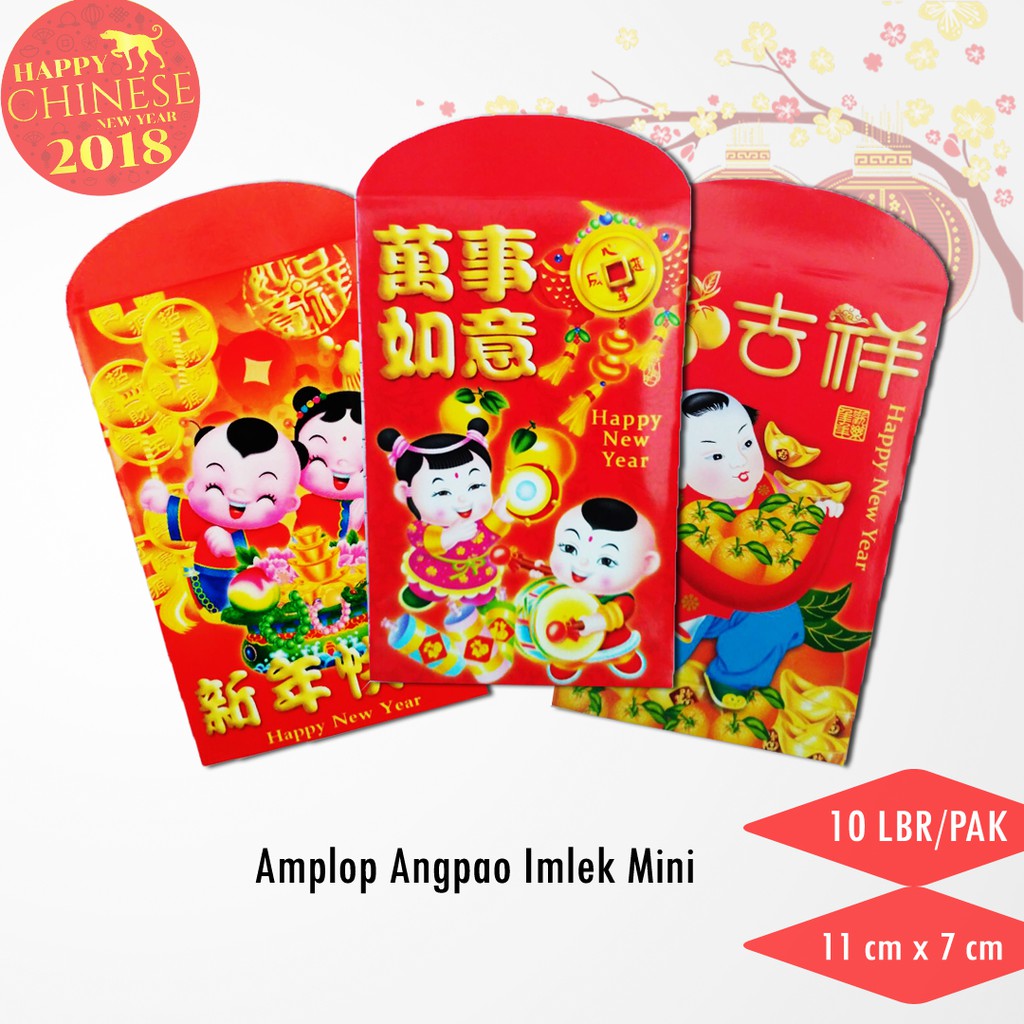 Amplop Angpao Imlek Lucu Anak Anak 07188 Shopee Indonesia