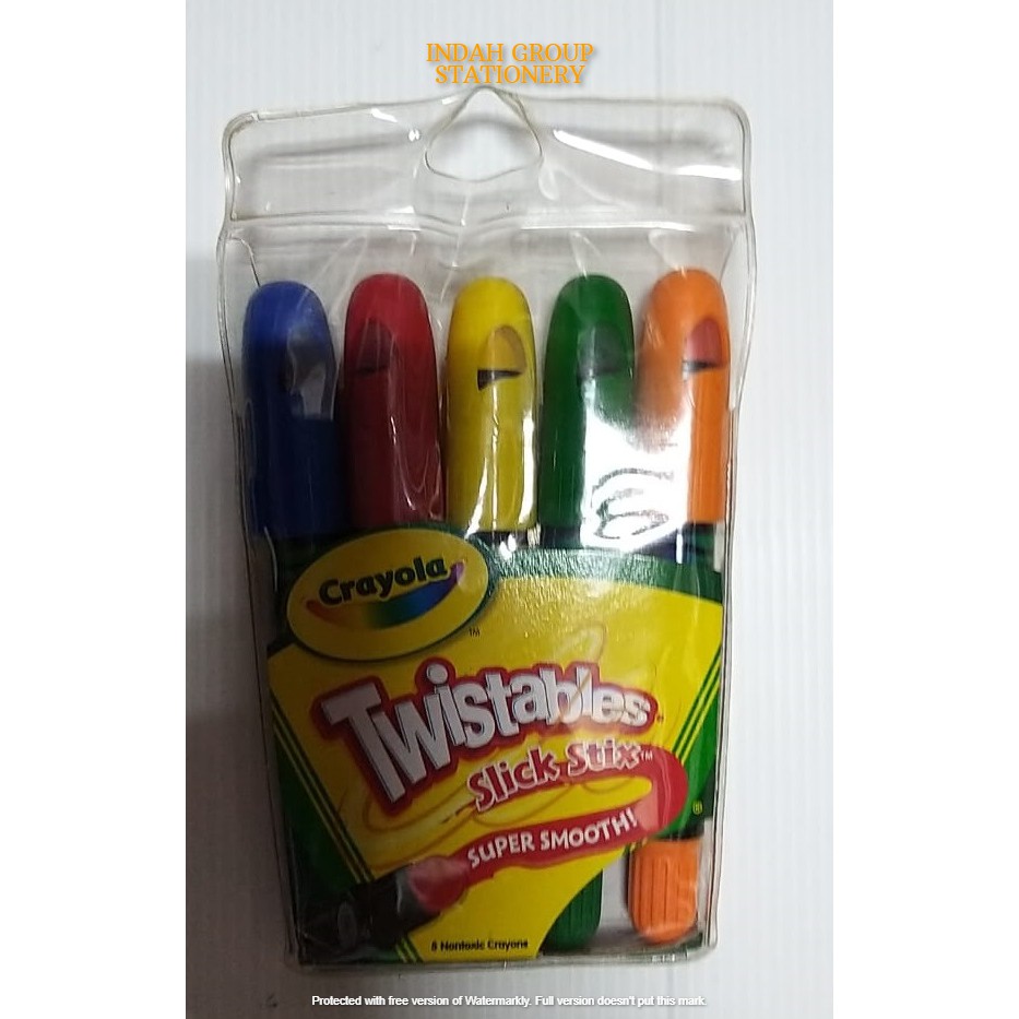 

Crayola Twistables Slick Stix isi 5 warna