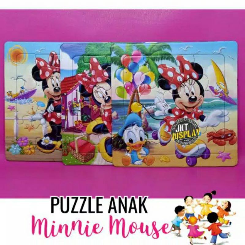 D5 Mainan Puzzle &amp; Mewarnai 2in1 | Edukasi Anak Puzle Bongkar Pasang Motif Kartun Karakter